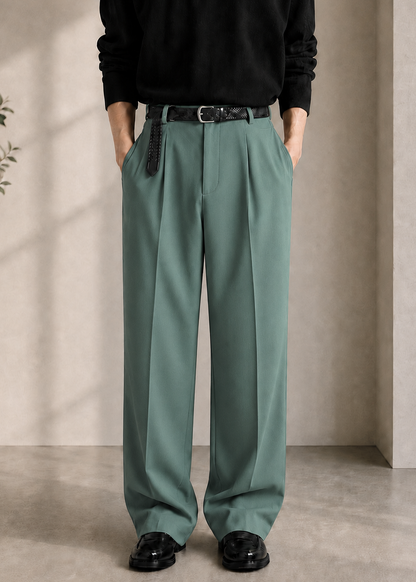 Sea Green Korean Pant