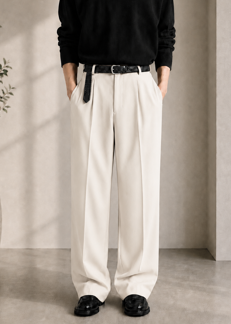 Off White Korean Pant